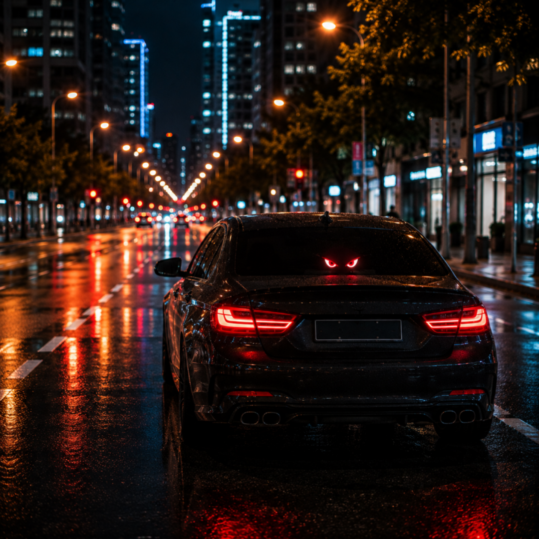 Autron™ Güneş Enerjili Şeytan Gözü LED Araba Cam Lambası